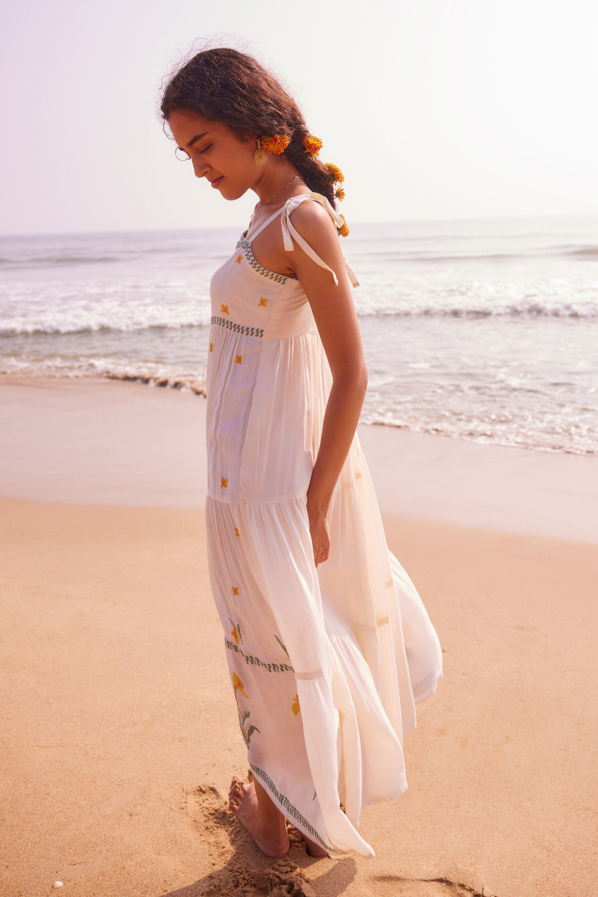 Gulon Sa Dress, Off White, image 2